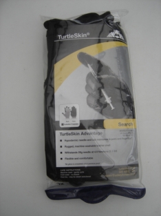 Needle and cut resistant search gloves Turtleskin